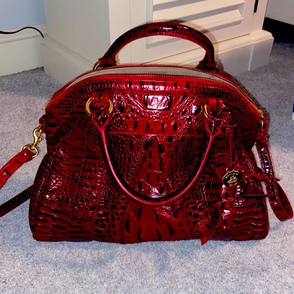 Brahmin Classic Purse - Very Rare with Roses